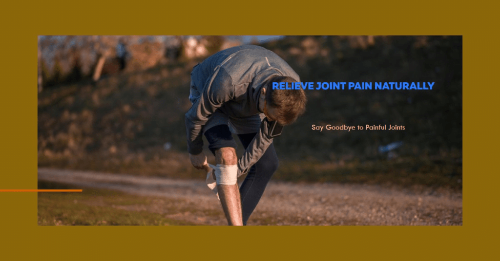 man outdoors bending over bandaging his knees.