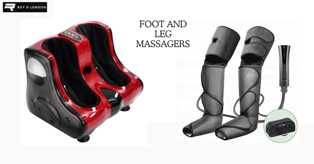two different types of Foot Pain Treatment massagers.