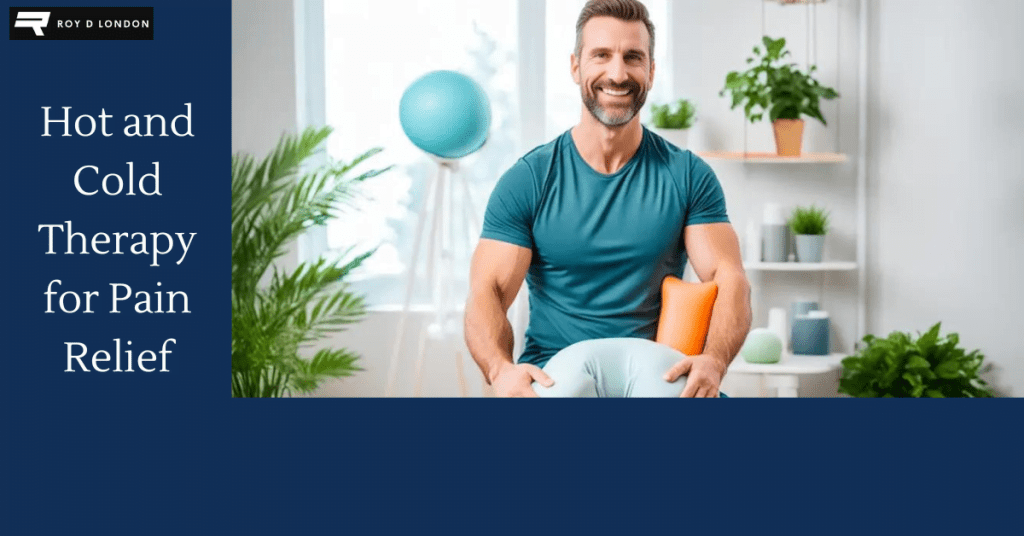 man sitting in a physical therapy office 