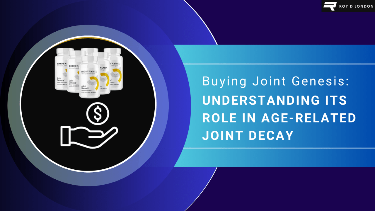 Buying Joint Genesis: Understanding Its Role in Age-Related Joint Decay