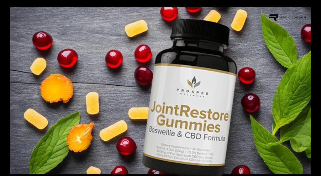 Joint Restore Gummies, Each gummy contains a blend of natural ingredients.