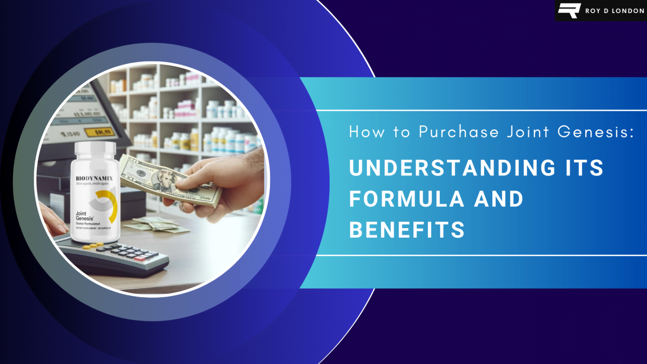 How to Purchase Joint Genesis