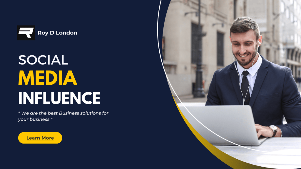 Young man in black suit in front of laptop browsing the internet. As part of the Social Media Influence and Polarization.